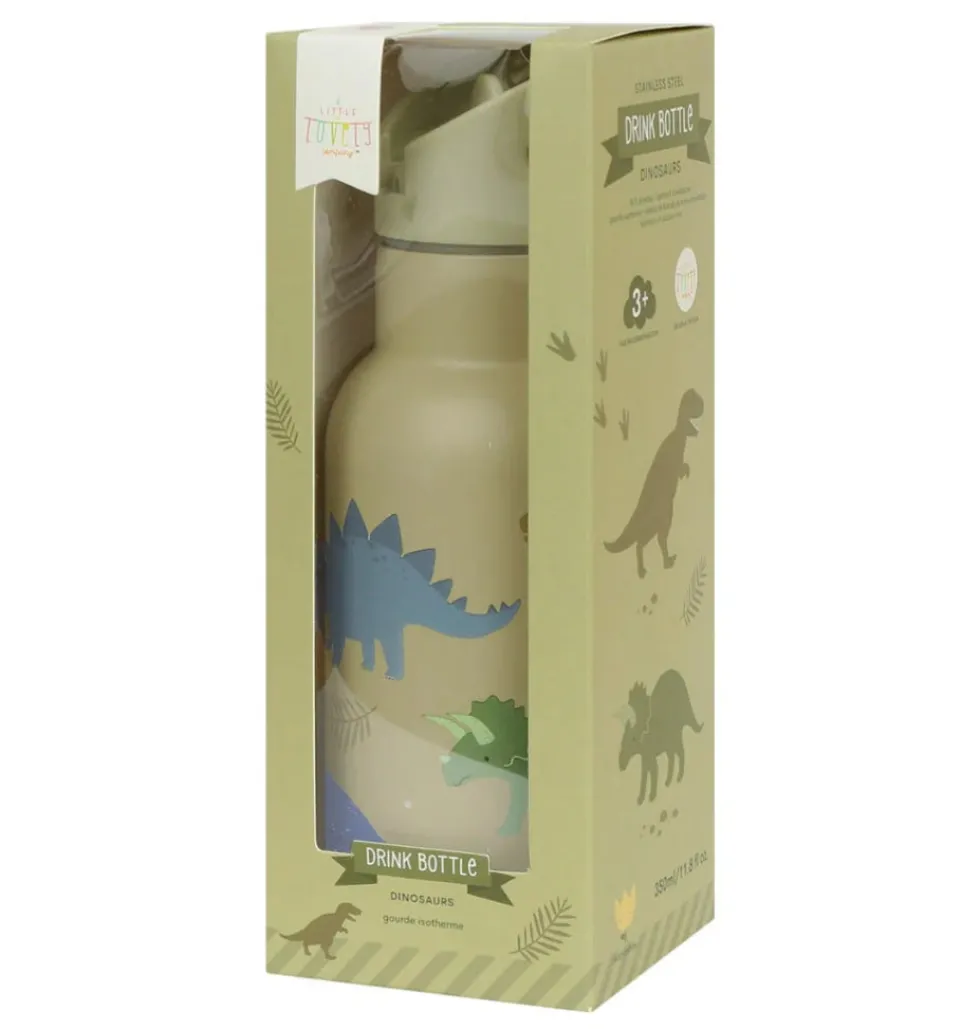 A Little Lovely company juomapullo 350ml - Dinosaurukset