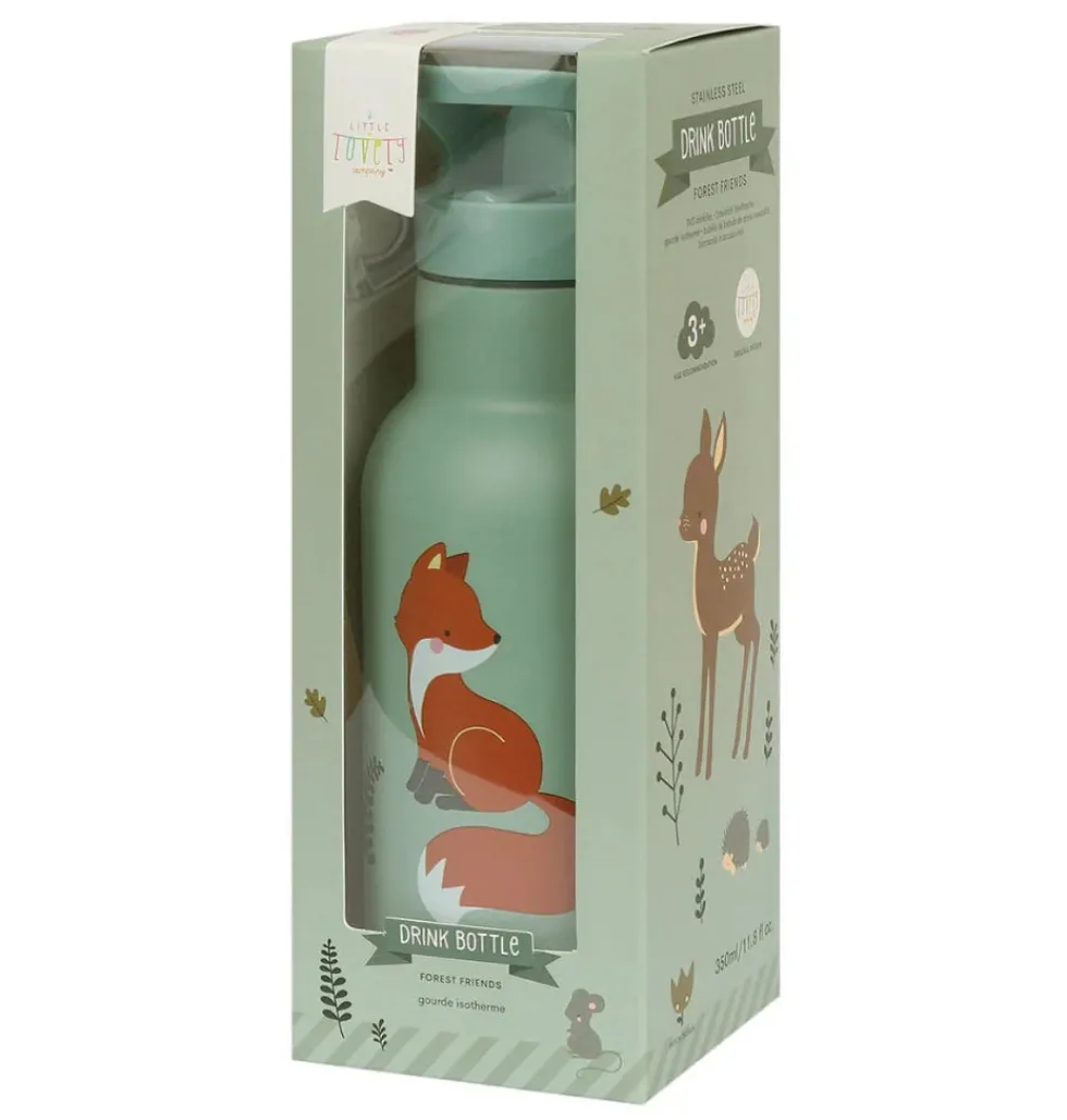 A Little Lovely company juomapullo 350ml - Metsäneläimet