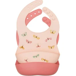 A Little Lovely Company lasten Ruokalappu 2kpl - Perhoset