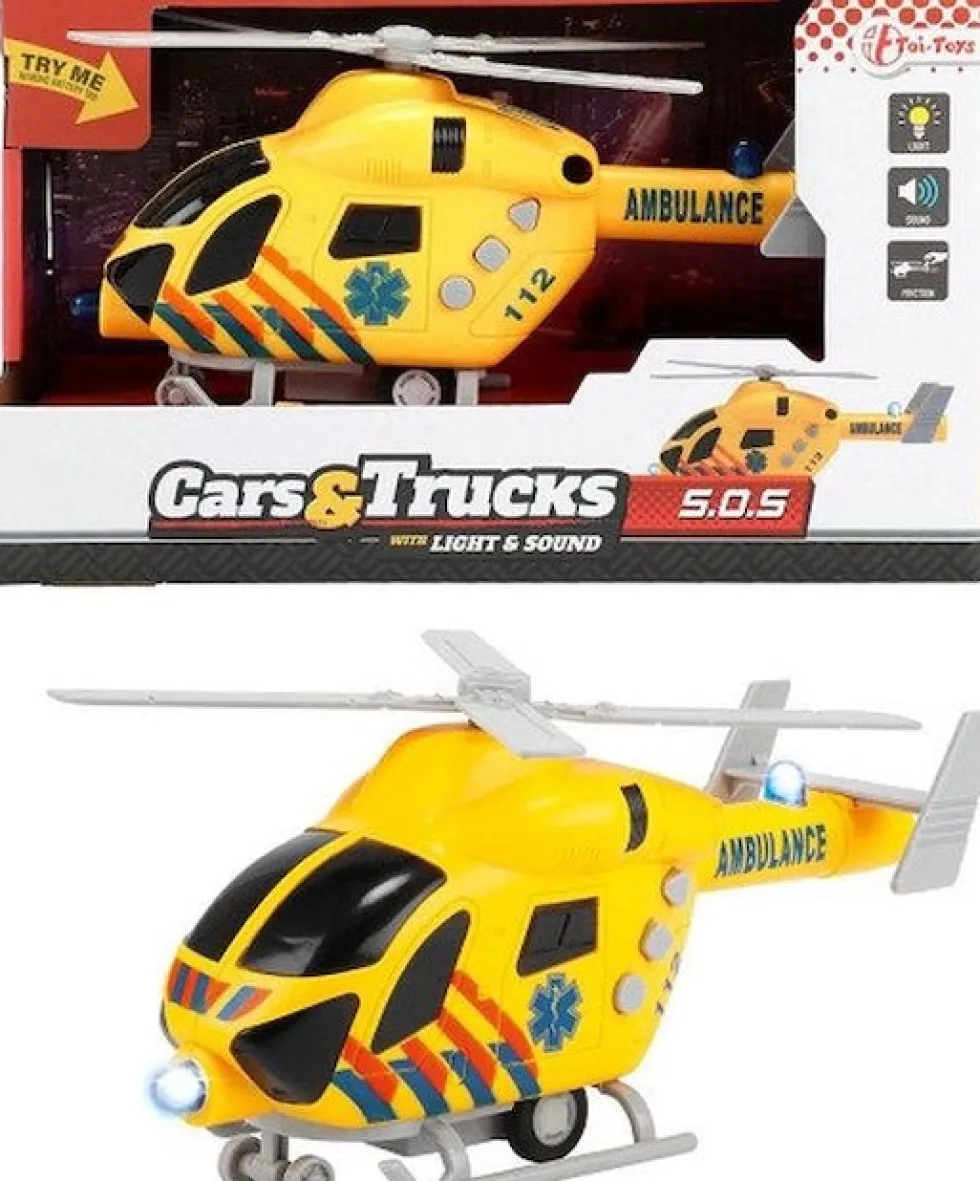 Ambulanssi helikopteri äänillä ja valoilla 19cm