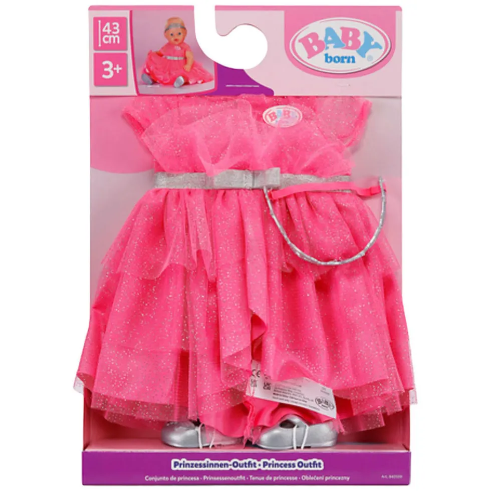Baby Born nuken Prinsessa asu 43cm