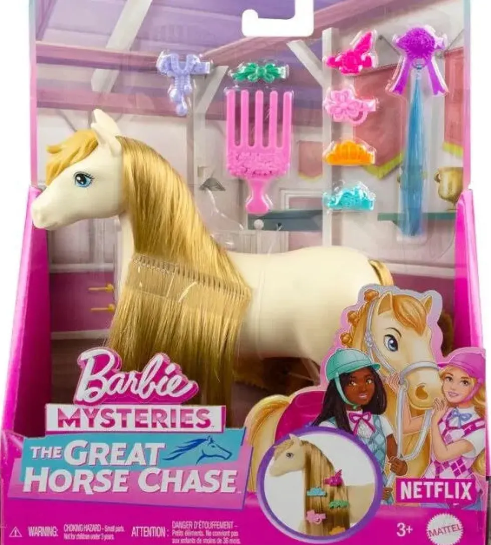 Barbie poni Tornado ja tarvikkeet