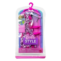 Barbie Style nuken ruusu mekko ja pinkit korkokengät