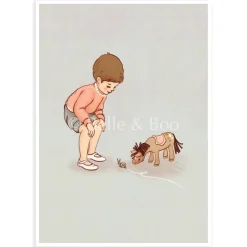 Belle & Boo Hello Snail kortti