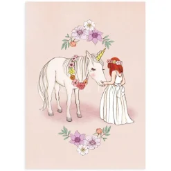 Belle & Boo Hello Unicorn kortti