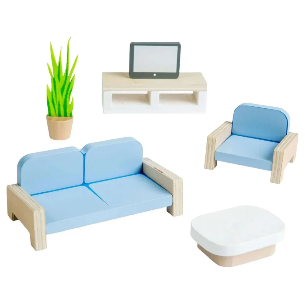 Bigjigs Nukkekodin kalusteet - Olohuone