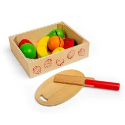 Bigjigs puiset hedelmät leikkuu setti