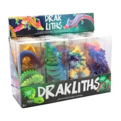 Drakliths 3D lohikäärme, krokotiili, käärme - lajitelma