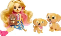 Enchantimals Gerika Golden Retriever nukke ja kultaiset noutajat