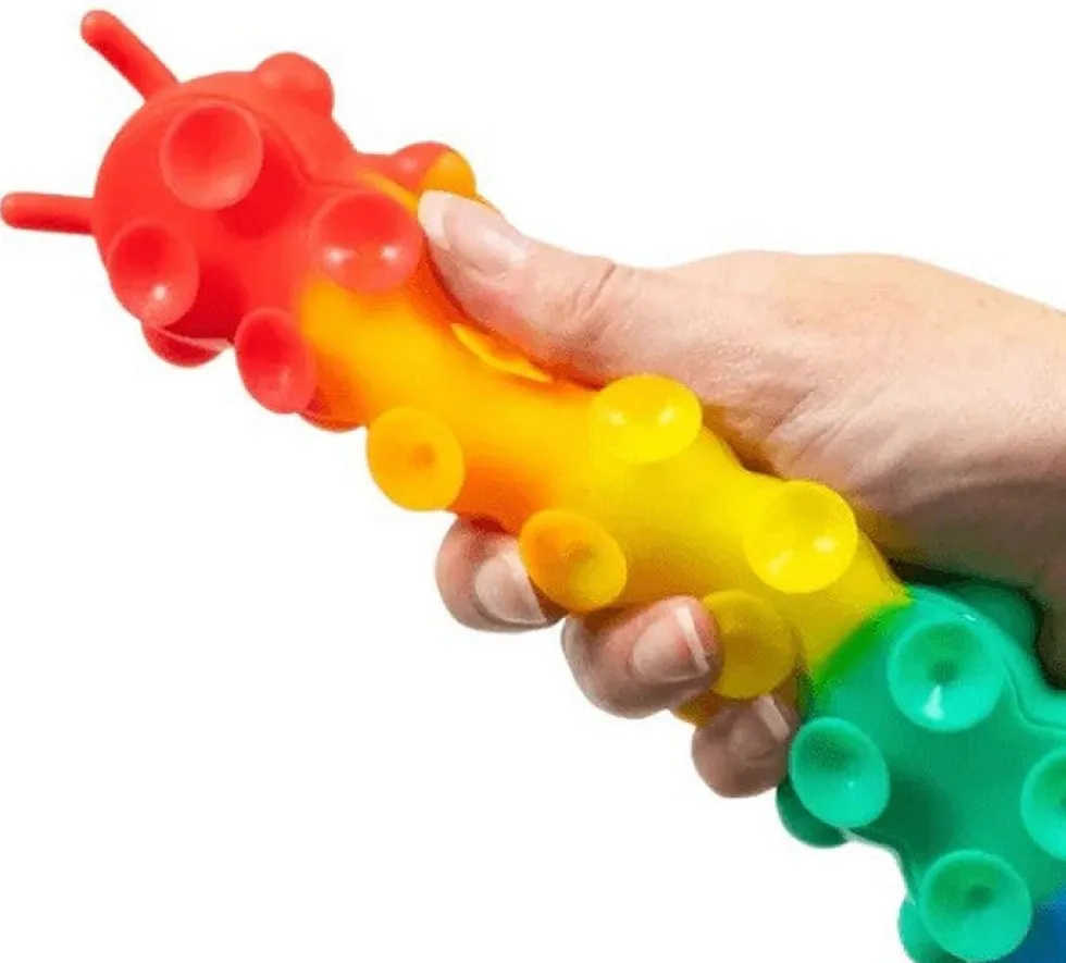 Fidget Pop-it lelu toukka imukupeilla 1kpl