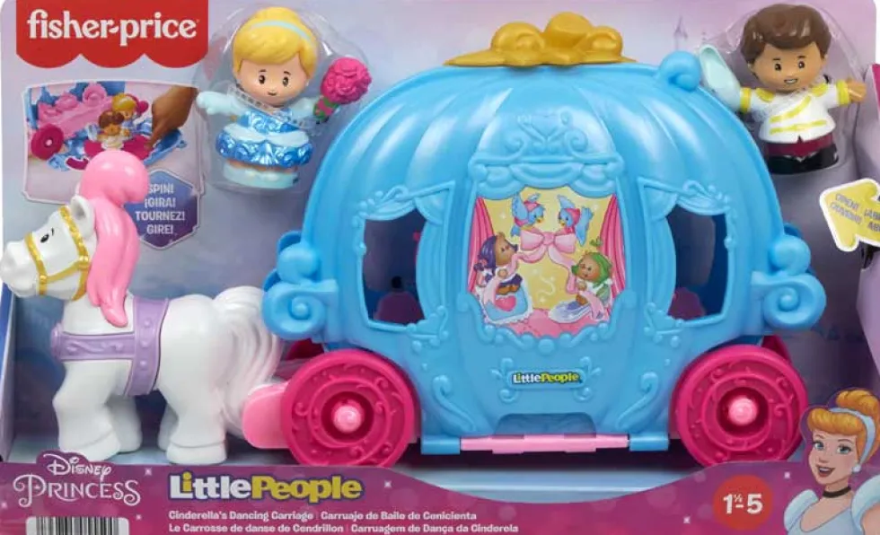 Fisher Price Little People Tuhkimon vaunut
