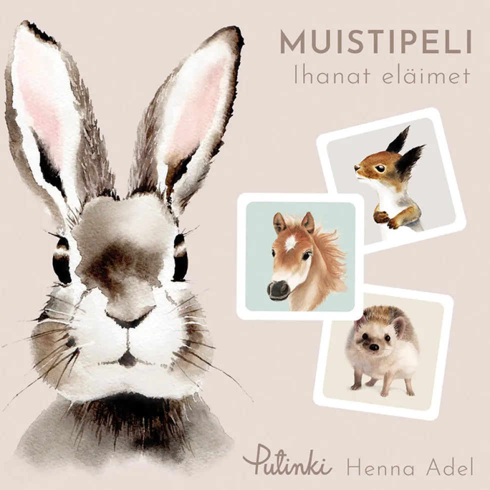 Henna Adel Ihanat eläimet -muistipeli