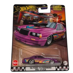 Hot Wheels Premium Boulevard #104 86 Ford Thunderbird Pro Stock