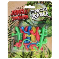 Jungle Expedition super joustavat mini liskot 6kpl