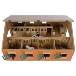 Kids Globe Hevostalli 1:24 (sopii Schleich hevosille)