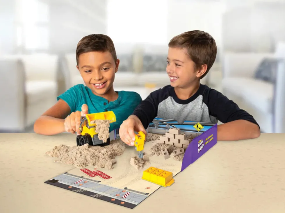 Kinetic Sand kaiva ja murskaa taikahiekka setti