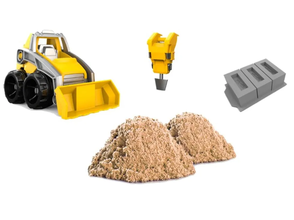 Kinetic Sand kaiva ja murskaa taikahiekka setti
