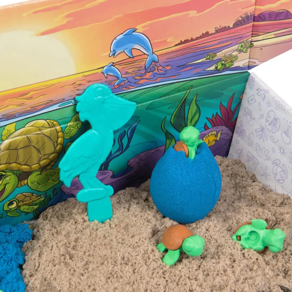 Kinetic Sand Turtle Beach taikahiekka setti