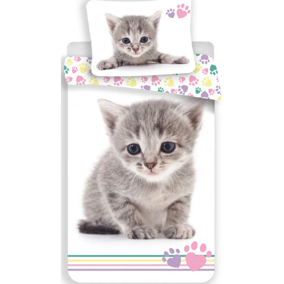 Kissa pentu Pussilakanasetti 140x200