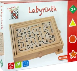 Klassinen puinen Labyrintti peli