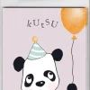 Kutsukortit juhliin - Panda 6kpl