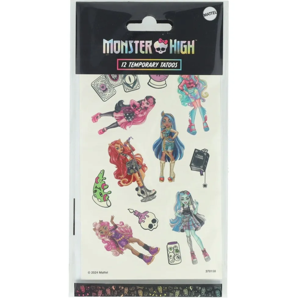 Lasten siirto tatuointi kuvat Monster High 12kpl