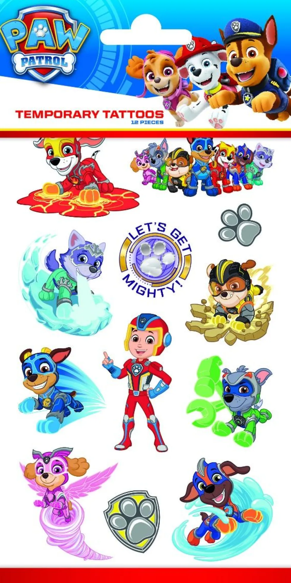 Lasten tatuointi Ryhmä Hau - Mighty pups