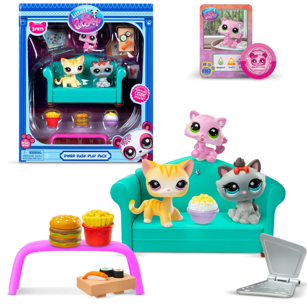 Littlest Pet Shop Diner Dash G7 S3 -keräilypakkaus