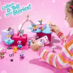 Littlest Pet Shop G7 S5 Chill & Chase Pet Pair, Kameleontti #415 ja Leopardi #416