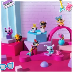 Littlest Pet Shop G7 S5 Chill & Chase Pet Pair, Kameleontti #415 ja Leopardi #416