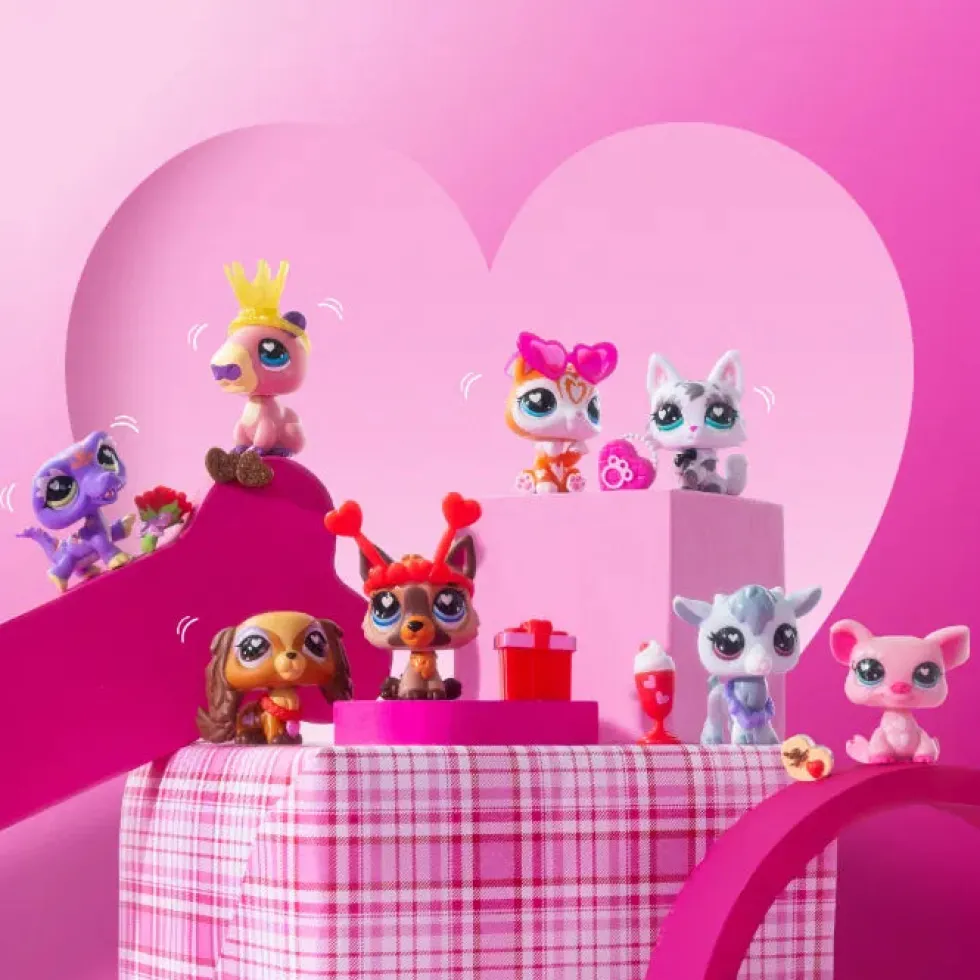 Littlest Pet Shop G7 S5 Valentines Pet Pair, Kissa #429 ja Kissa #430