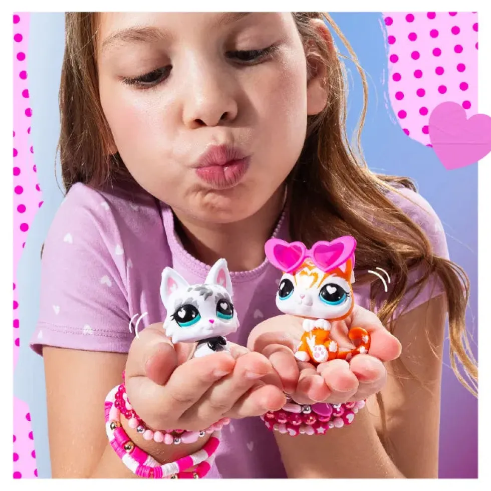 Littlest Pet Shop G7 S5 Valentines Pet Pair, Krokotiili #434 ja Capybara #433