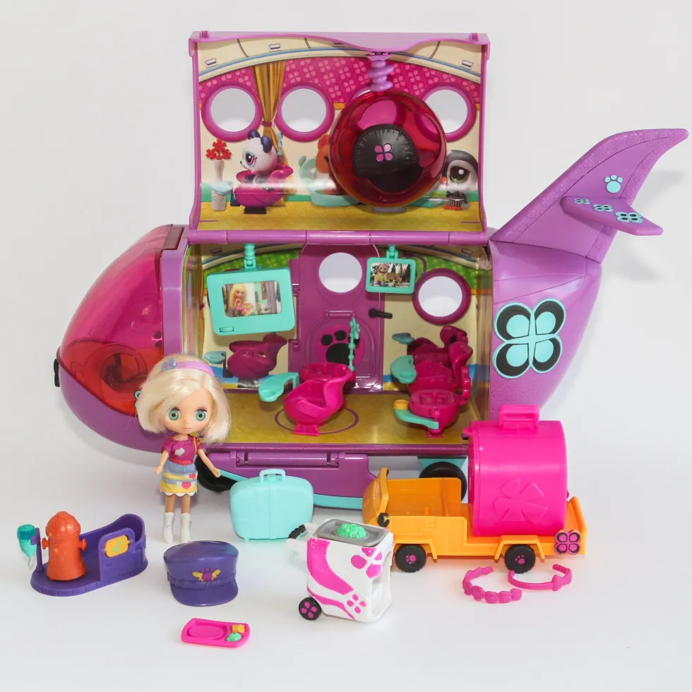 Littlest Petshop Jet Set Lentokone ja Blythe #B22 nukke