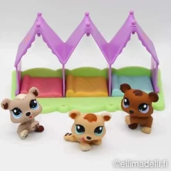 Littlest Petshop Petriplets Karhu pennut #1554-1556