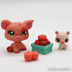 Littlest Petshop Possu ja vauva #2672-2673