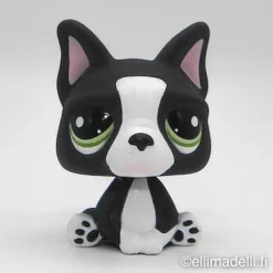 Littlest Petshop Ranskan Bulldog koira #1762
