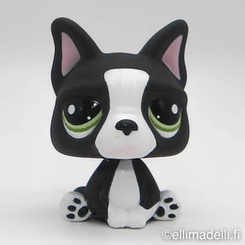 Littlest Petshop Ranskan Bulldog koira #1762