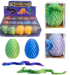 Magic 3D Muna lohikäärme tai lisko 10 cm - lajitelma