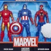 Marvel 3-pack Iron Man, Captain America, Spiderman