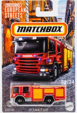 Matchbox European Streets Scania P360 paloauto