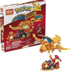Mega Construx Pokemon Charmander Evolution -rakennussetti