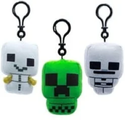 Minecraft pehmo maskotti klipsillä - lajitelma tuote
