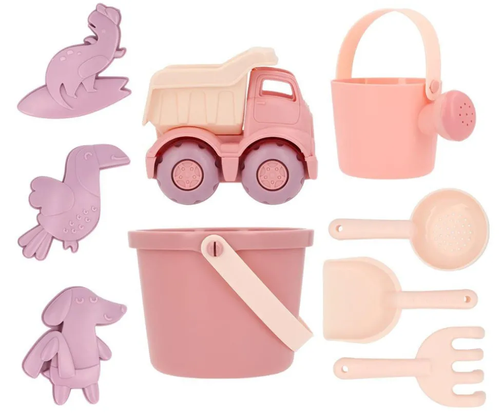 Monnëka lasten hiekkalelut - pastel pink