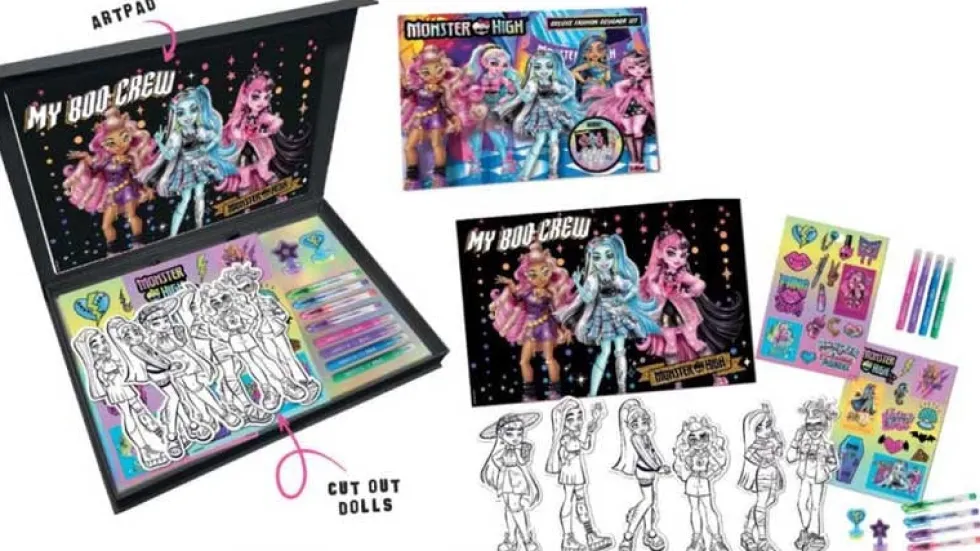 Monster High Deluxe Fashion askartelu setti