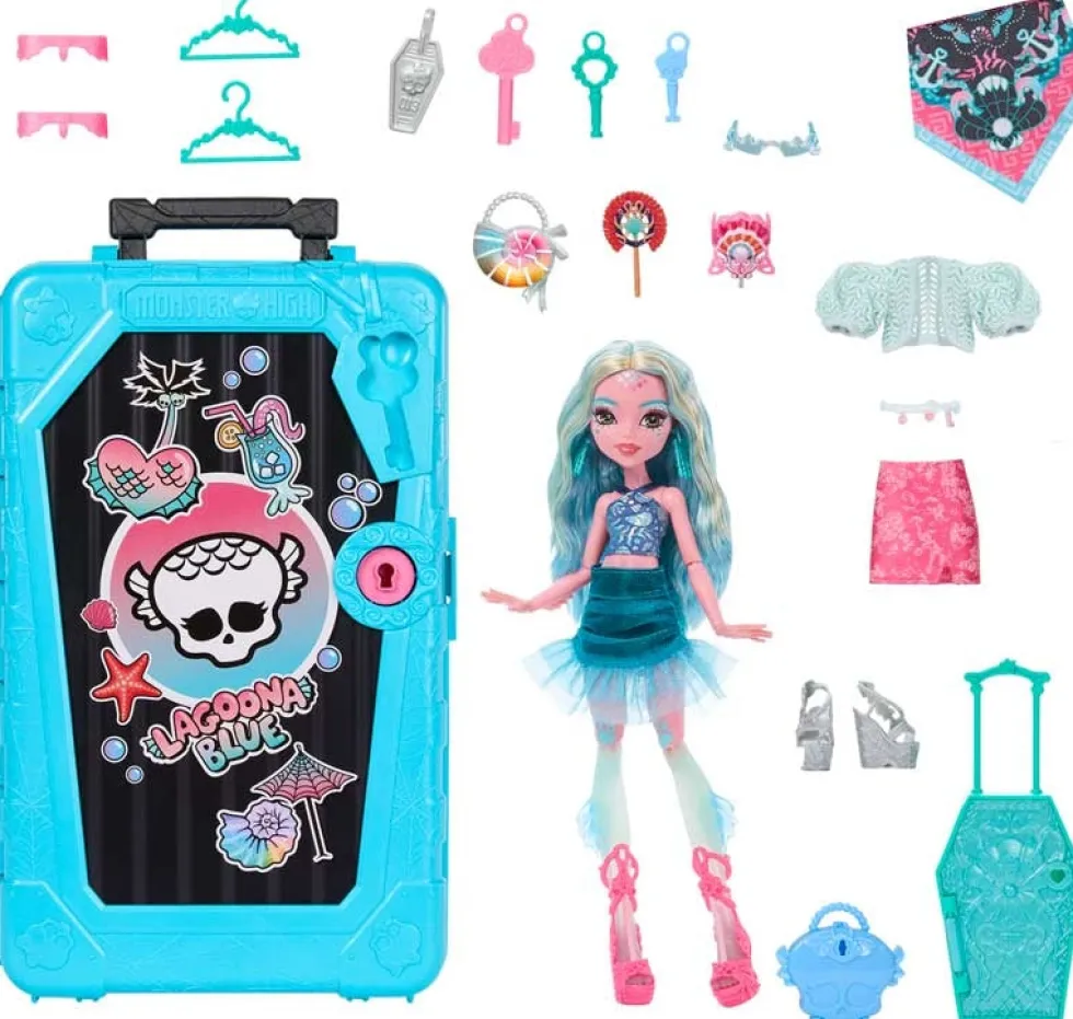 Monster High Skullmate Secrets Lagoona Blue Oasis -nukke