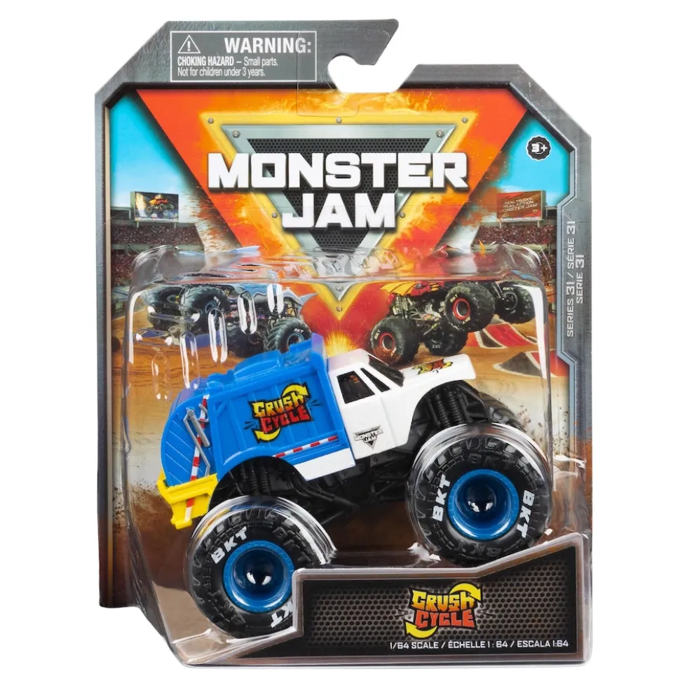 Monster Jam Crush Cycle monsteri auto 1:64