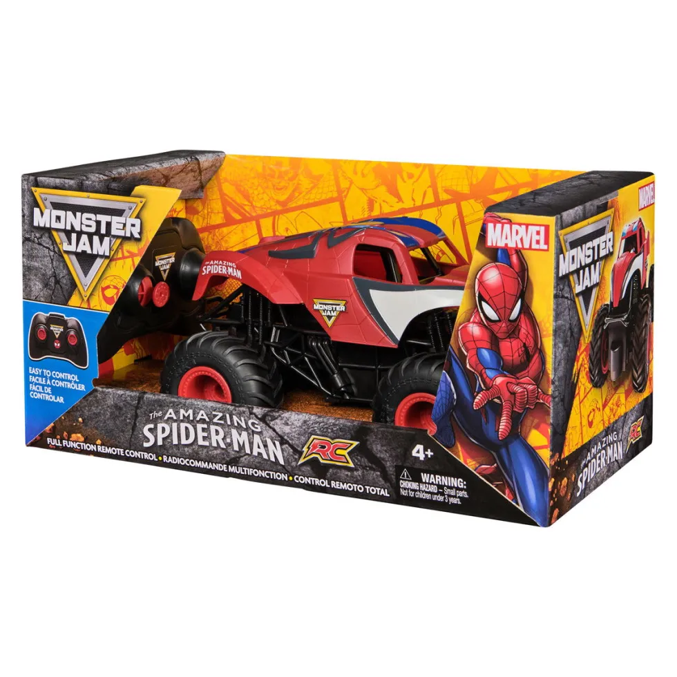 Monster Jam Spiderman kauko-ohjattava Auto