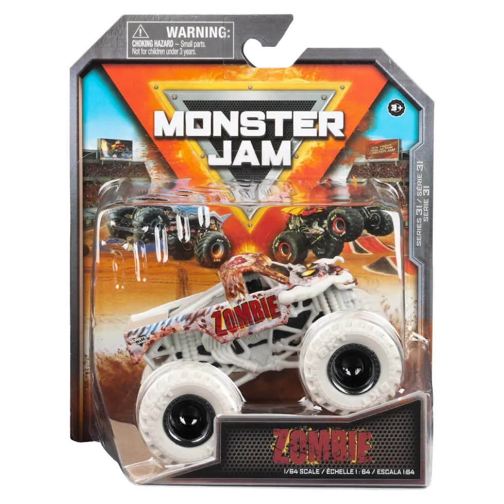 Monster Jam Zombie monsteri auto 1:64