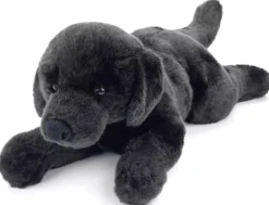 Musta Labradorinnoutaja pehmolelu 40cm
