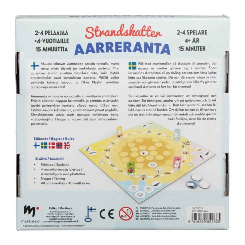 Muumi ja Aarreranta lautapeli 4+